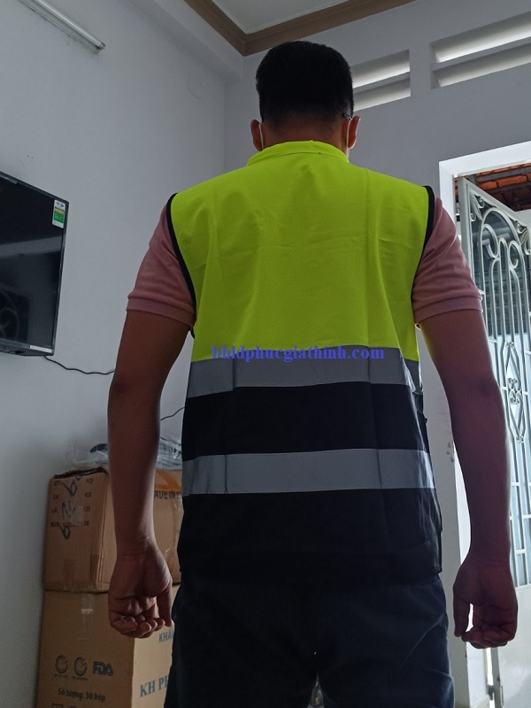 Áo bảo hộ ghi lê phản quang cao cấp dành cho kỹ sư