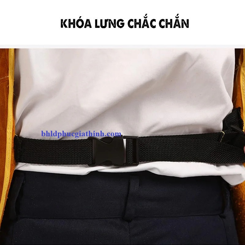 Áo khoát da bò chịu nhiệt dùng cho thợ hàn