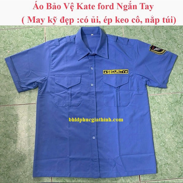 Quần áo đồng phục bảo vệ áo ngắn tay