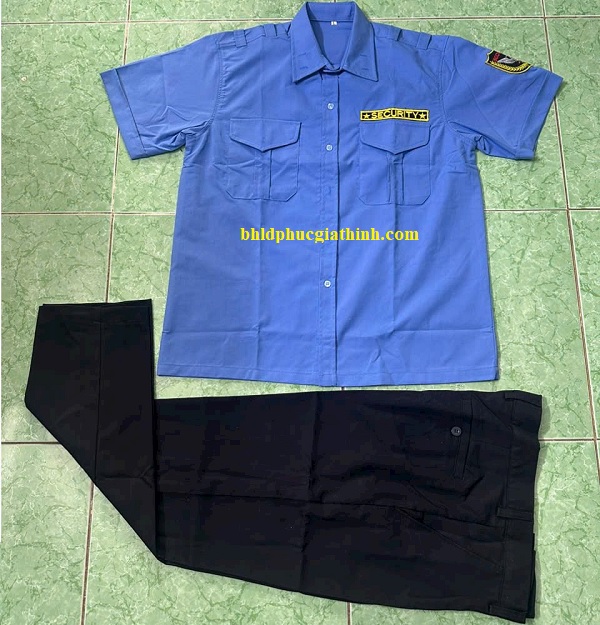 Quần áo đồng phục bảo vệ áo ngắn tay