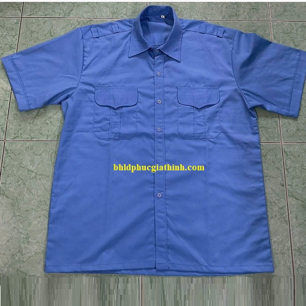 Quần áo đồng phục bảo vệ áo ngắn tay
