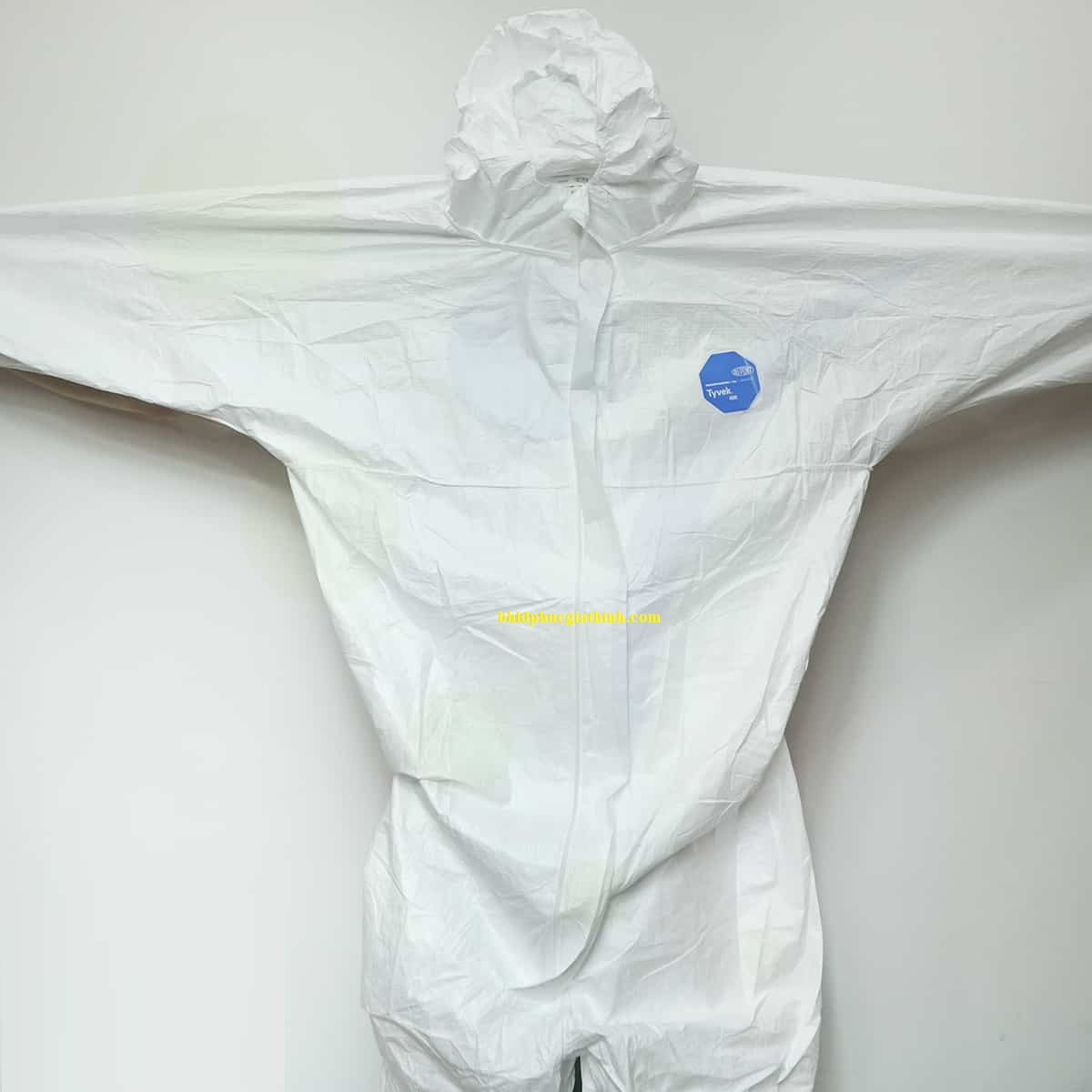 Bộ áo liền quần phòng dịch chống hoá chất Dupont Tyvek 400