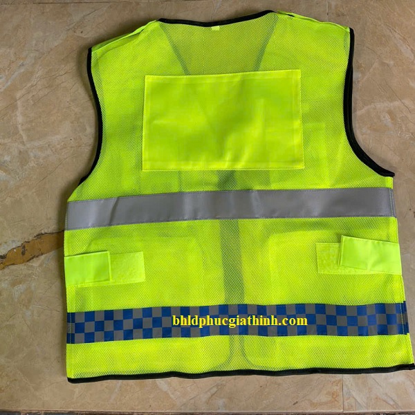 Áo lưới phản quang cao cấp 3 xọc phản quang ngang