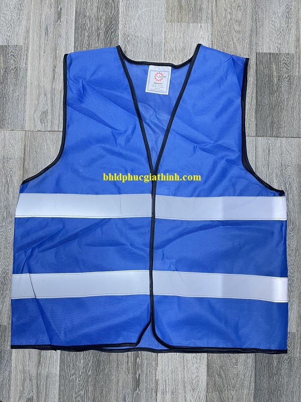 Áo lưới phản quang cao cấp 2 sọc phản quang ngang