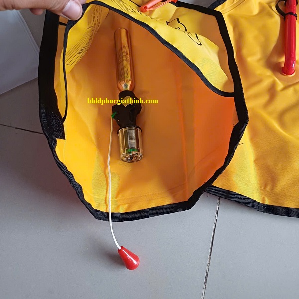 Áo phao bơm hơi tự động Life Jacket chất liệu vải TPU