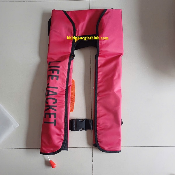 Áo phao bơm hơi tự động Life Jacket chất liệu vải TPU