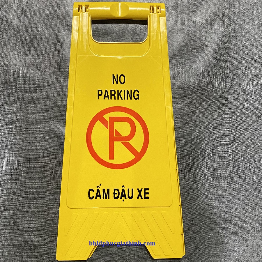 Biển cảnh báo Cấm Đỗ Xe biển chữ A dạng gấp