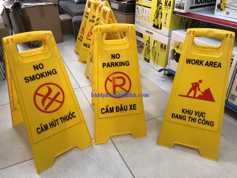 Biển cảnh báo Cấm Đỗ Xe biển chữ A dạng gấp