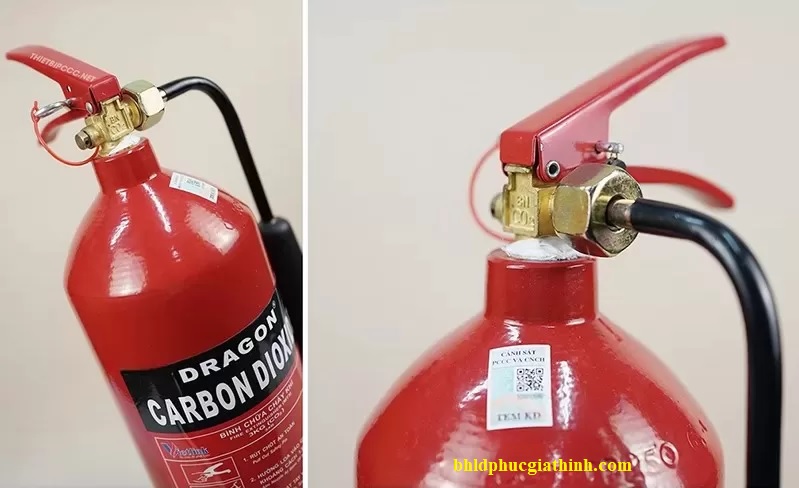 Bình chưa cháy 3Kg CO2 Dragon MT3 có tem kiểm định
