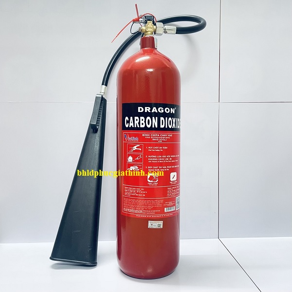 Bình chữa cháy 5kg khí CO2 Dragon MT5 có tem kiểm định