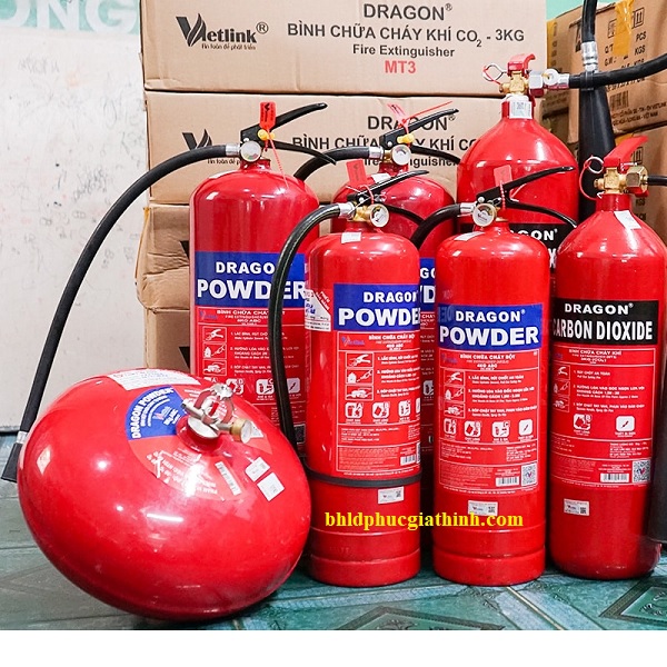 Bình chữa cháy bột BC 8kg Dragon MFZ8 có tem kiểm định