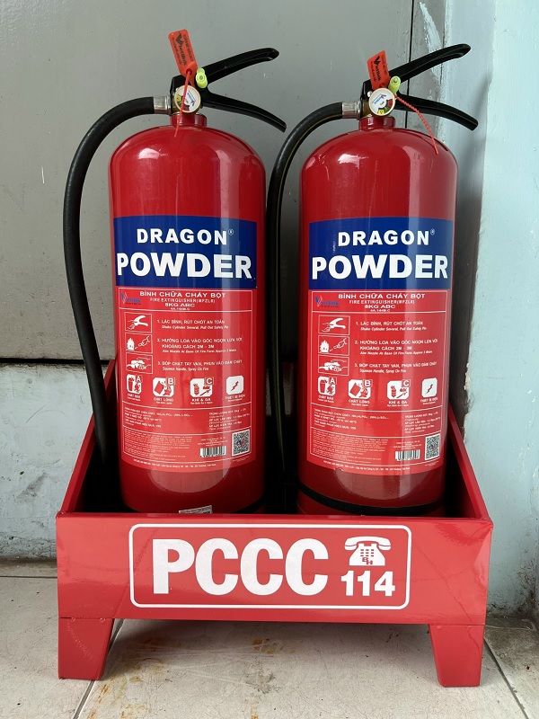 Bình chữa cháy Dragon MFZ4 bột BC 4kg có tem kiểm định