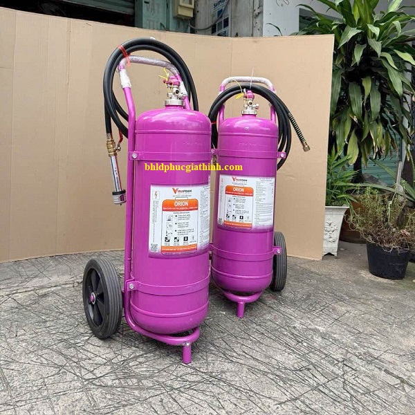 Bình chữa cháy Orion 25 lít có xe đẩy chuyên dụng cho đám cháy Pin Lithium