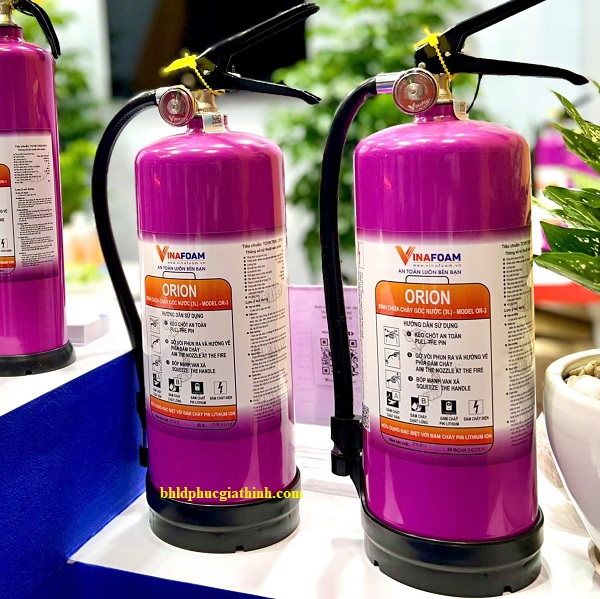 Bình chữa cháy Orion 3L chuyên dụng cho đám cháy Pin Lithium