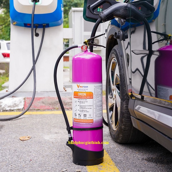 Bình chữa cháy đa năng Orion 9L chuyên dụng cho đám cháy Pin Lithium có tem kiểm định