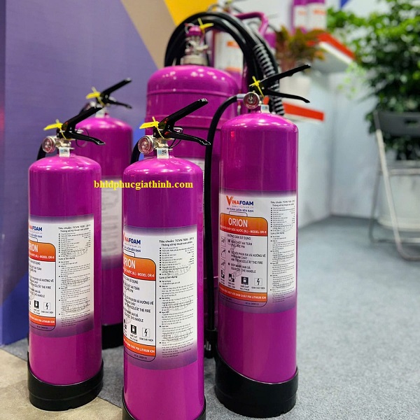 Bình chữa cháy đa năng Orion 9L chuyên dụng cho đám cháy Pin Lithium có tem kiểm định