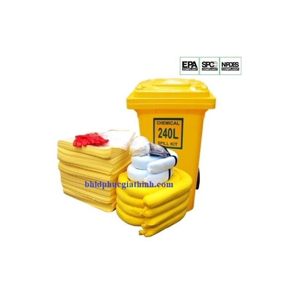 Bộ ứng cứu xử lý chống tràn hoá chất 240L (Spill Kit)