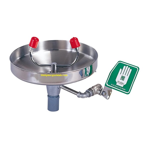Bồn rửa mắt khẩn cấp Blue Eagle EW402 chất liệu INOX 304 loại treo tường