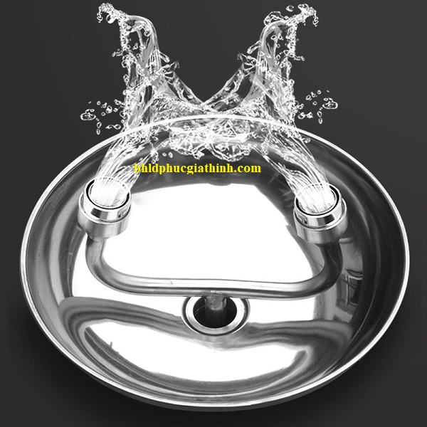 Bồn rửa mắt khẩn cấp có chân đạp 100% chất liệu Inox 304 chống rỉ sét