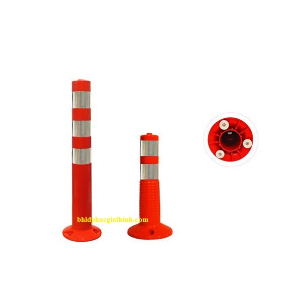 Cọc tiêu giao thông hình trụ cao 45cm (ø250 x ø80 x H450 mm) bằng nhựa dẻo