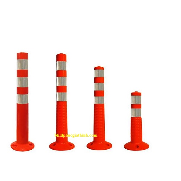 Cọc tiêu giao thông hình trụ cao 45cm (ø250 x ø80 x H450 mm) bằng nhựa dẻo