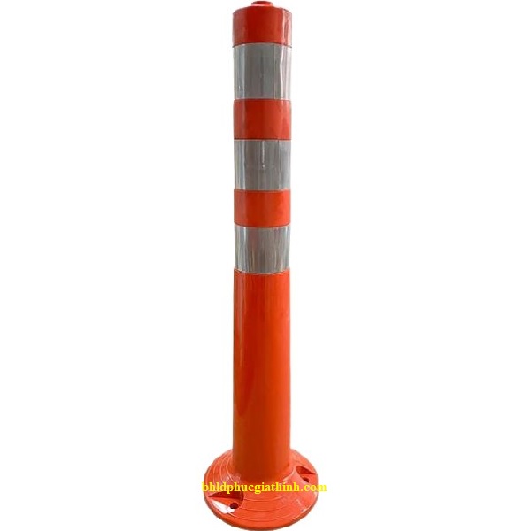 Cọc tiêu giao thông hình trụ cao 75cm (ø250 x ø80 x H750 mm) bằng nhựa dẻo