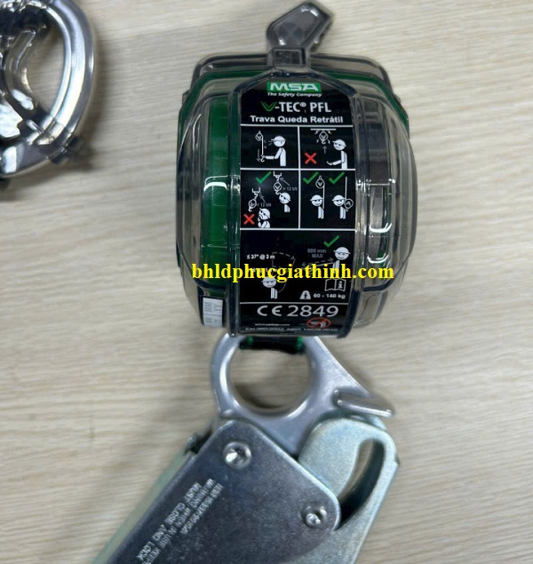 Cuộn dây cáp hãm tự động đôi 1.8m MSA 63111-00AEU chính hãng Mỹ