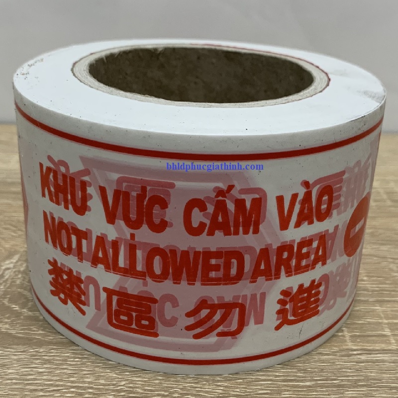 Cuộn rào công trình lõi giấy dài 100m