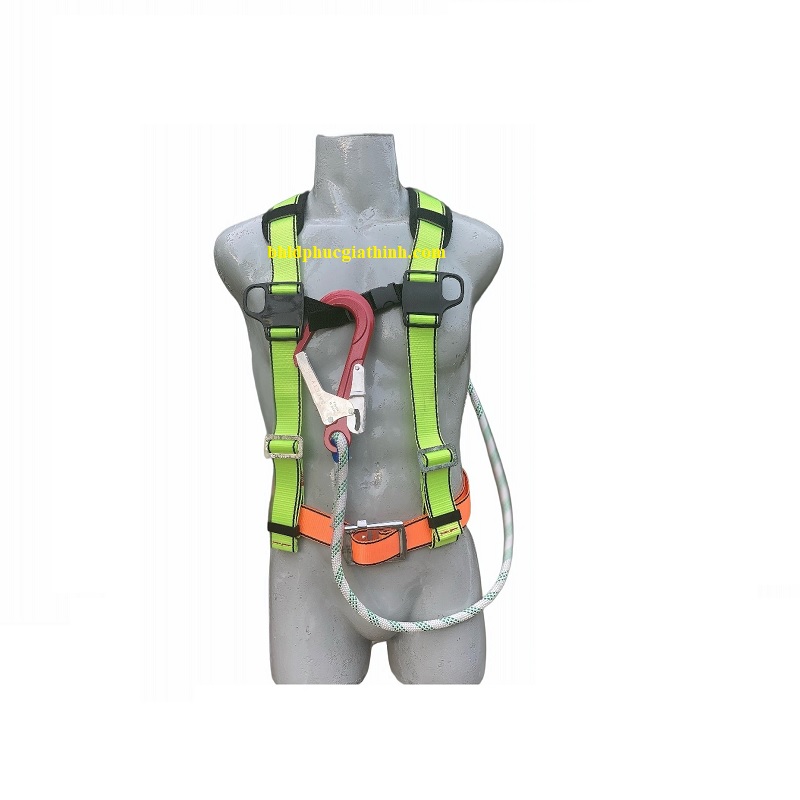 Dây an toàn bán thân kiểu Hàn Quốc giảm xóc 1 móc nhôm