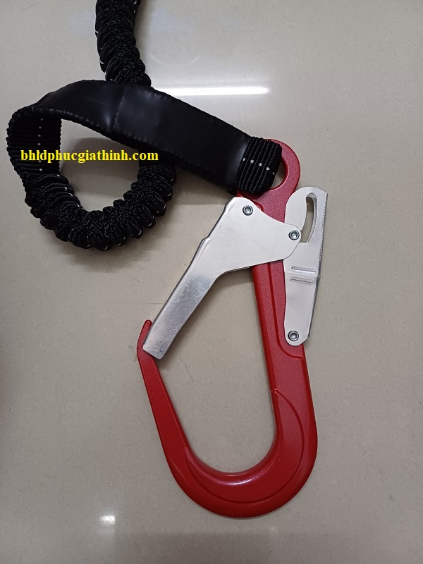 Dây an toàn bán thân kiểu Hàn Quốc giảm xóc 1 móc nhôm có đệm lưng