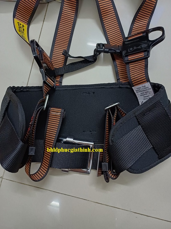 Dây an toàn bán thân kiểu Hàn Quốc giảm xóc 1 móc nhôm có đệm lưng