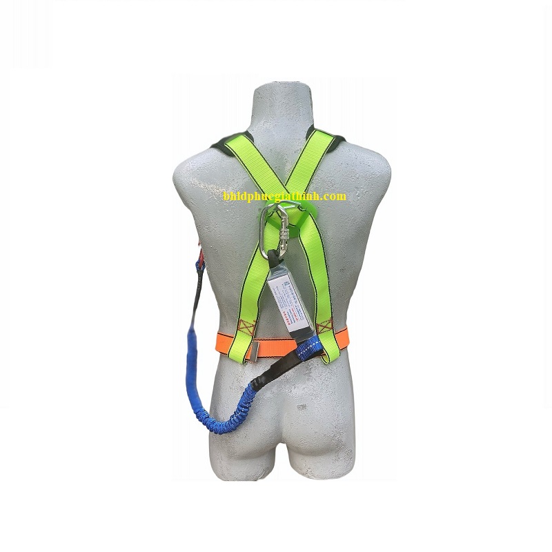 Dây an toàn bán thân giảm xóc Hàn Quốc 1 móc thép có đệm vai