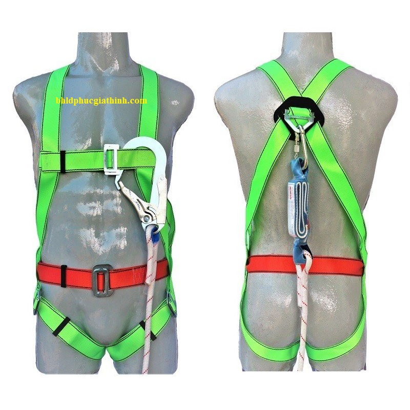 Dây an toàn toàn thân 1 móc sắt giảm xóc Adela Hàn Quốc