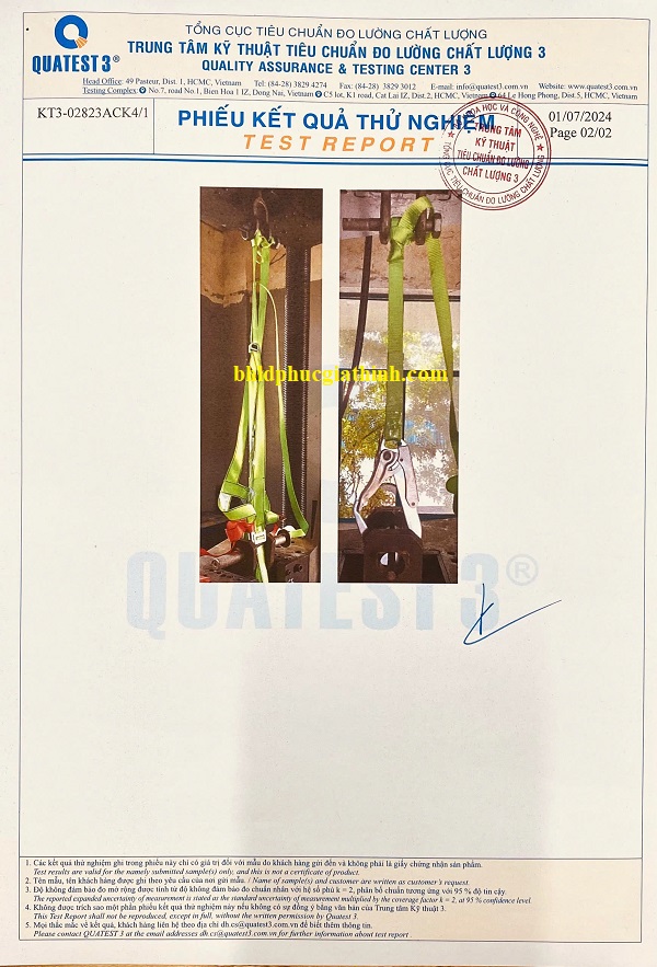 Dây an toàn toàn thân 2 móc sắt giảm xóc Adela có kiểm định