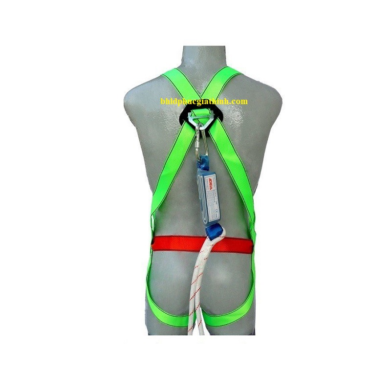 Dây an toàn toàn thân 2 móc sắt giảm xóc Adela Hàn Quốc