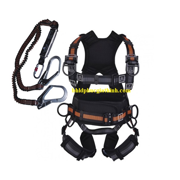 Dây giảm sốc 2 móc thép Deltaplus AN245200CDD có đàn hồi