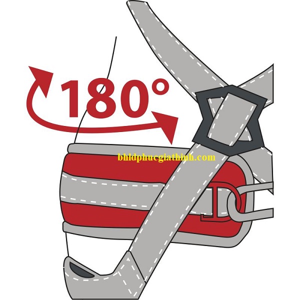 Dây an toàn toàn thân Deltaplus HAR44EL dùng cho ngành điện lực và ngành điện gió