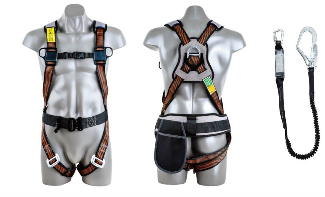 Dây an toàn toàn thân 1 móc nhôm có giám sốc Kukje Hàn Quốc chính hãng