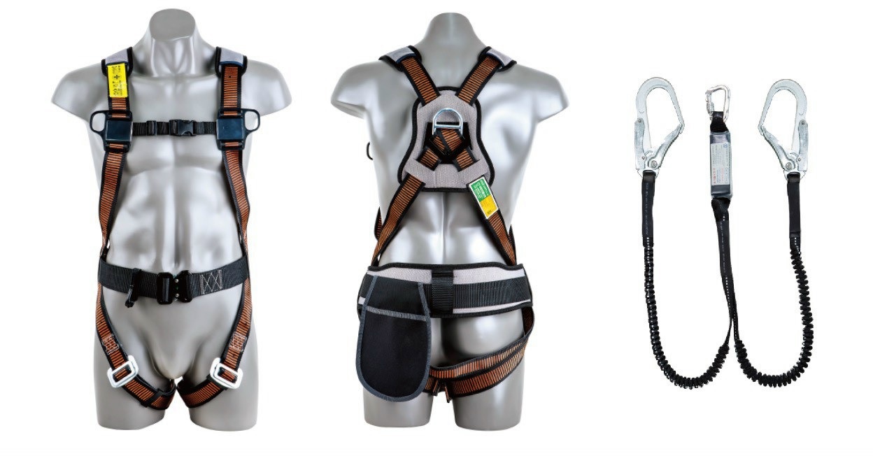 Dây an toàn toàn thân 2 móc nhôm có giám sốc Kukje Hàn Quốc chính hãng