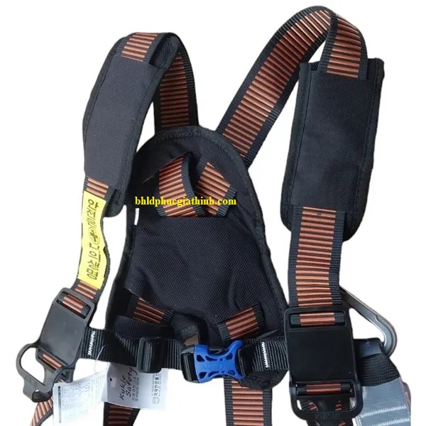 Dây an toàn toàn thân 2 móc nhôm chống tĩnh điện Kukje K051-33 chính hãng Hàn Quốc