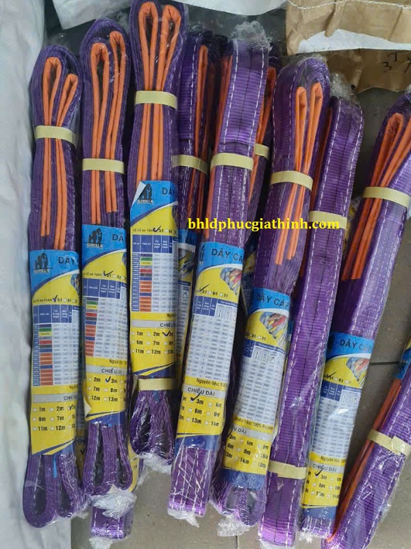 Dây cáp vải 1 tấn bản rộng 35mm Gorilla chất liệu Polyester cường lực