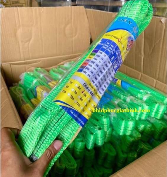 Dây cáp vải 2 tấn bản rộng 50mm Gorilla chất liệu Polyester cường lực