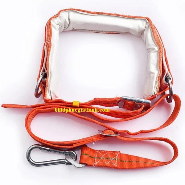 Dây an toàn ngang hông màu cam 1 móc chịu tải trọng 200kg cho thợ điện