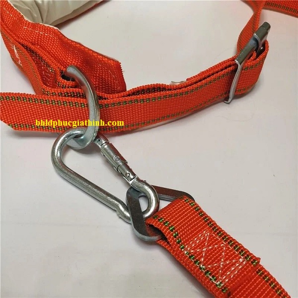 Dây an toàn ngang hông màu cam 1 móc chịu tải trọng 200kg cho thợ điện