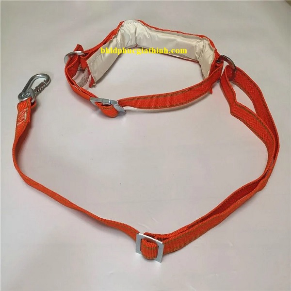 Dây an toàn ngang hông màu cam 1 móc chịu tải trọng 200kg cho thợ điện