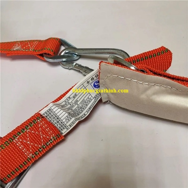 Dây an toàn ngang hông màu cam 1 móc chịu tải trọng 200kg cho thợ điện
