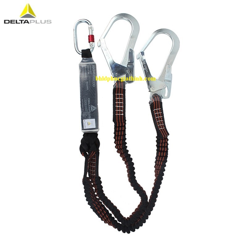 Dây giảm sốc 2 móc thép Deltaplus AN245200CDD có đàn hồi