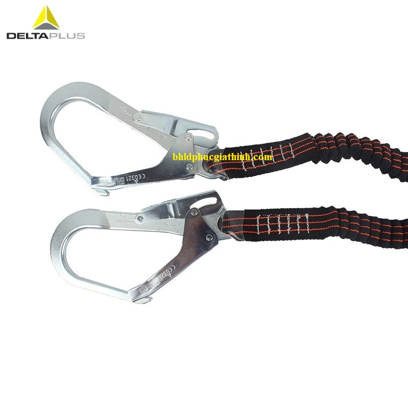 Dây giảm sốc 2 móc thép Deltaplus AN245200CDD có đàn hồi