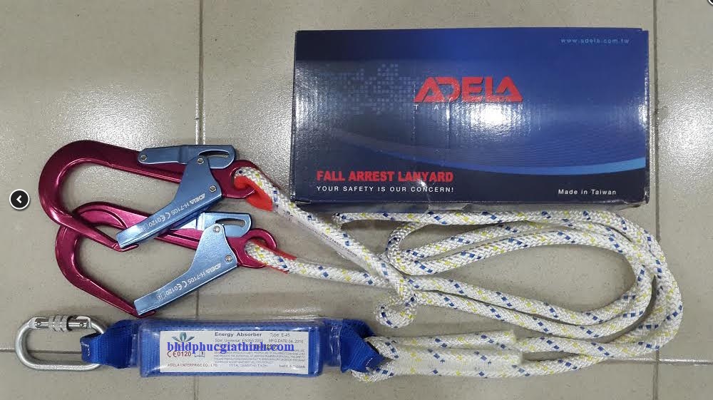 Dây an toàn toàn thân Adela H4501 kết hợp dây treo giảm sóc 2 móc nhôm EW71052