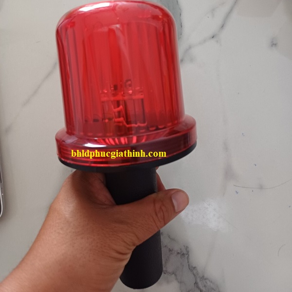 Đèn cảnh báo cầm tay dùng PIN